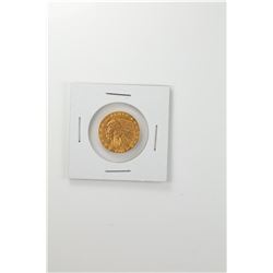 1911-S $5 Indian Head Half Eagle Gold Coin