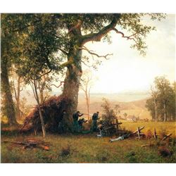 Small War, Postal Strick in Virginia by Albert Bierstadt