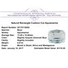 Image 2 : 8.91 ct.Natural Rectangle Cushion Cut Aquamarine