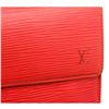 Image 6 : Louis Vuitton Red Epi Leather International Wallet