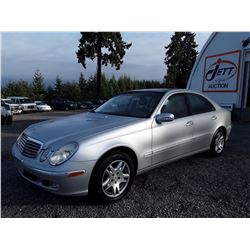 B6 --  2003 MERCEDES E320W  , Silver , 144044  KM's