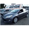 Image 1 : D2 --  2012 FORD FOCUS, GREY, 180,161 KMS