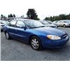 Image 2 : A12A --  2003 FORD TAURUS , Blue , 107369  KM's