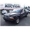 Image 1 : A12 --  2002 DODGE DAKOTA SPORT , Black , 258634  KM's "NO RESERVE"