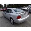 Image 4 : E4 --  2005 FORD FOCUS ZX4, SILVER, 147,078 KMS