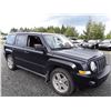 Image 2 : F4 --  2008 JEEP PATRIOT, BLACK, 190,886 KMS
