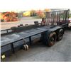 Image 1 : 16' TANDEM AXLE TRAILER W / RAMP