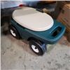 Image 1 : ROLLING GARDEN SEAT W/ STORAGE