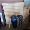 Image 1 : LOT OF SLATWALL AND HOOKS