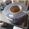 Image 1 : ROLL OF WALK IN COOLER PLASTIC CURTAIN PANELS UNCUT