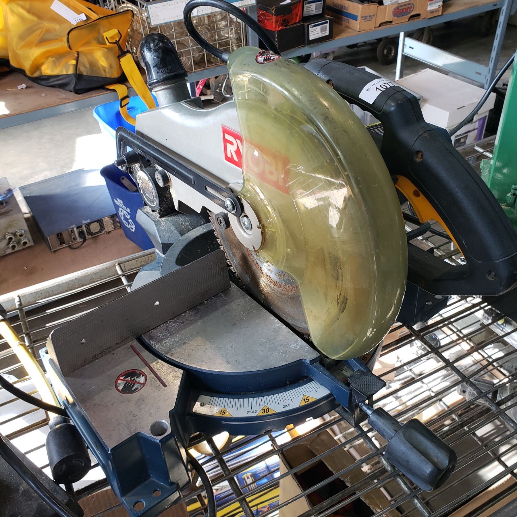 RYOBI COMPOUND MITER SAW Big Valley Auction ryobi-compound-miter-saw-big-valley-auction