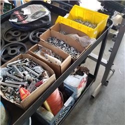 5 BOXES OF BOLTS AND NUTS