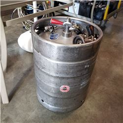 STAINLESS BEER KEG W/ 5 TAPS