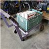 Image 1 : METAL CART AND TOTE OF EXIT SIGNS, LIGHTS