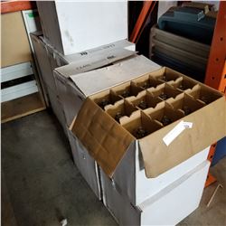 9 BOXES OF WINE BOTTLES