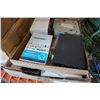 Image 1 : 2 TRAYS OF ELECTRONICS, SIRIUS XM ANTENNA, AND CAR STEREO