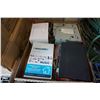 Image 2 : 2 TRAYS OF ELECTRONICS, SIRIUS XM ANTENNA, AND CAR STEREO