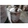 Image 3 : TEXACO METAL BIN AND GAS CAN