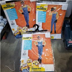 3 NEW CHILD MINION COSTUMES SIZE 7-8 RETAIL $149.99