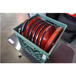 CRATE OF 8 RAILROAD LENSES