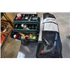 Image 1 : TACKLE BOX, FLIPPERS AND MASK