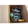 Image 2 : BOX LOT OF VINTAGE IRONS