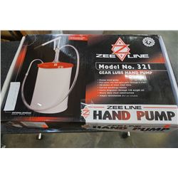 ZEE LINE GEAR LUBE HARD PUMP