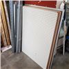 Image 1 : 9 SHEETS OF PEGBOARD WALL 4FT x 6FT