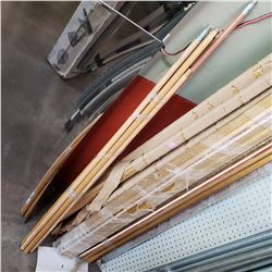 BUNDLE OF BROOM HANDLES