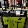 Image 3 : 1990'S CROWN ELECTRIC ORDER PICKER FORKLIFT, WITH CHARGER, WORKING CONDITION, BATTERIES REPLACED