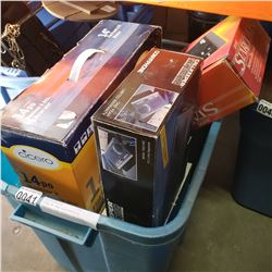 TOTE OF NEW ELECTRONICS, MONITOR, AND STEREO DECODER