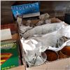Image 2 : LOT OF GLASS AND CRYSTAL STEMWARE AND STEINS AND SEMAPHORE CUPS