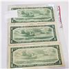 Image 2 : THREE 1954 ONE DOLLAR BILLS