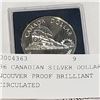 Image 2 : 1986 CANADIAN SILVER DOLLAR VANCOUVER PROOF BRILLIANT UNCIRCULATED