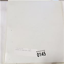 BINDER OF CANADIAN STAMPS