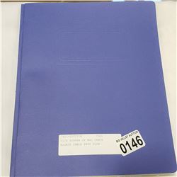BLUE BINDER OF NHL CARDS ROOKIE CARDS $400 PLUS
