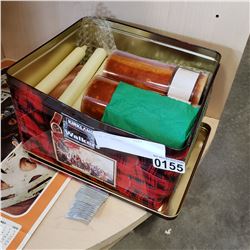 TIN OF CANDLES