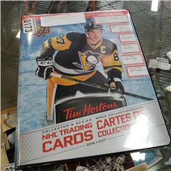 BINDER OF TIM HORTONS HOCKEY CARDS