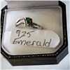 Image 2 : 925 EMERALD RING