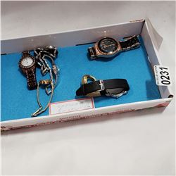 TRAY OF 7 WATCHES