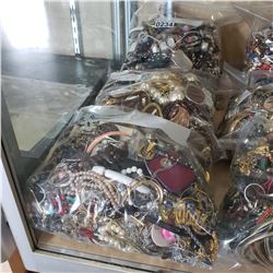 3 LARGE BAGS OF JEWELLERY