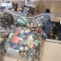 3 LARGE BAGS OF JEWELLERY
