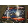 Image 4 : TIN CAR SIGNS, PAPER MACHE CAR, AND CARDBOARD ADVERT