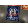 Image 3 : OKEEFE BEER SIGN, SAMUEL ADAMS TIN SIGN, AND COCA COLA TIN SIGN