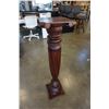 Image 1 : LARGE DECOATIVE HIGHLY CARVED WOODEN PEDESTAL