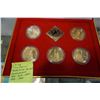 Image 2 : CHINA LONG MARCH MEDALLIONS, 1970,74,84,88,90 SHOWING ROCKET DEVELOPMENT