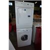 Image 1 : MAYTAG STACKING WASHER AND DRYER TESTED AND WORKING GUARANTEED
