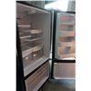 Image 2 : BLACK GE TRUE COOL FRIDGE WITH BOTTOM FREEZER TESTED AND WORKING GUARANTEED