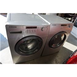 GREY SAMSUNG WASHER AND DRIER