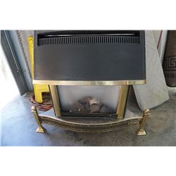 METAL GAS FIREPLACE